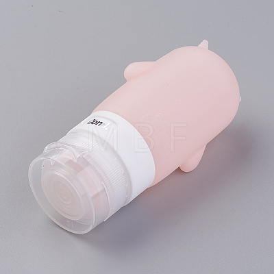 60ml Creative Portable Silicone Travel Points Bottles MRMJ-WH0006-B02-1