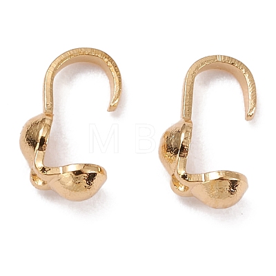 Brass Bead Tips KK-F824-035G-1