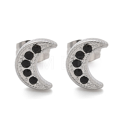 304 Stainless Steel Stud Earrings for Women EJEW-F361-03P-1