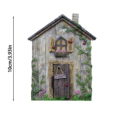 Miniature Wooden Garden Door MIMO-PW0001-172M-1