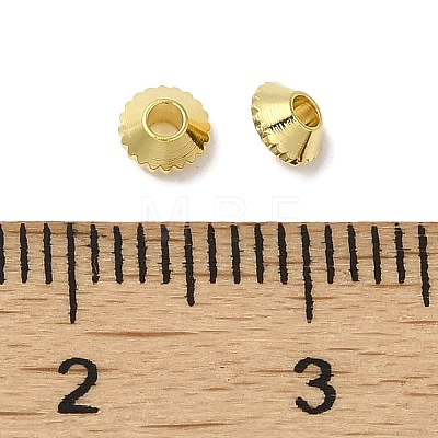 Rack Plating Brass Spacer Beads X-KK-P246-05G-1