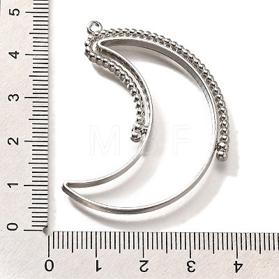 Alloy Open Back Bezel Pendants PALLOY-I223-04P-1