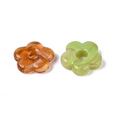 Two Tone Handmade Lampwork European Beads LAMP-N024-39-01-1
