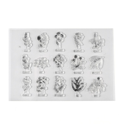 Silicone Stamps X-DIY-K021-A01-1