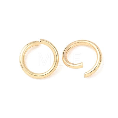 Brass Open Jump Rings KK-G604-08G-04-1