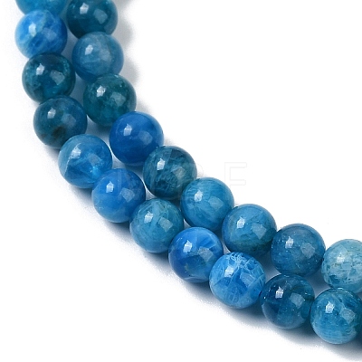 Natural Apatite Beads Strands G-D856-01-6mm-02-1