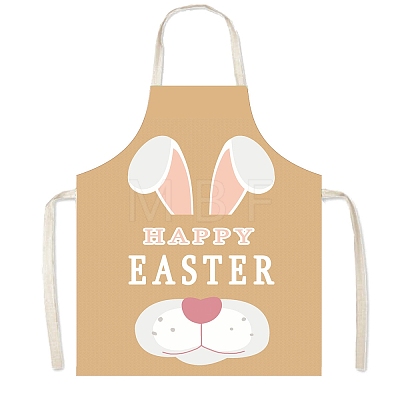 Easter Theme Polyester Sleeveless Apron PW-WG75993-24-1