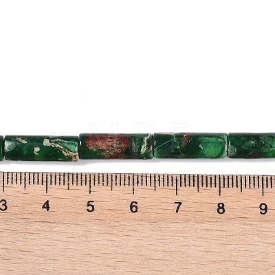 Dyed Synthetic Imperial Jasper Beads Strands G-P529-D01-A01-1