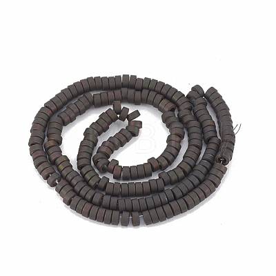 Electroplate Non-magnetic Synthetic Hematite Beads Strands G-T061-140B-1