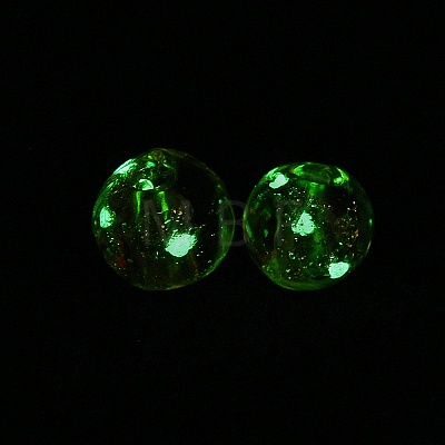 Luminous Handmade Gold Sand Lampwork Beads FIND-TAC0005-35A-02-1