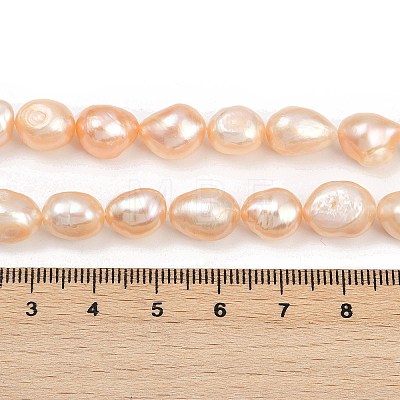 Natural Cultured Freshwater Pearl Beads Strands PEAR-P064-20K-04C-01-1