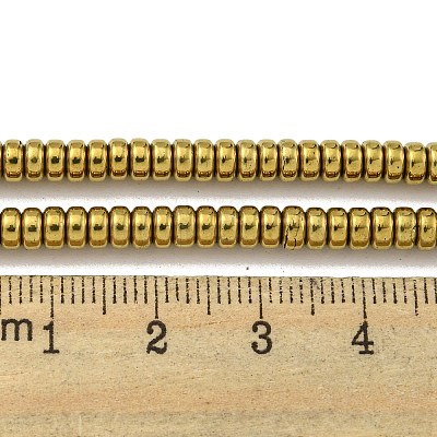 Electroplated Synthetic Non-magnetic Hematite Beads Strands G-K361-A04-02-1