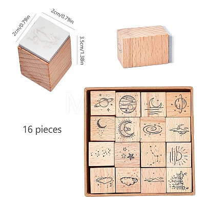 Wooden Stamp DIY-WH0162-71-1