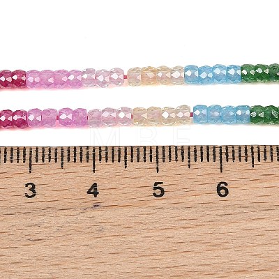 Cubic Zirconia Beads Strands ZIRC-P125-2x3mm-37-1