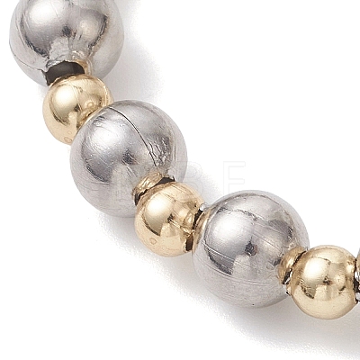 304 Stainless Steel Beaded Bracelats for Women BJEW-JB12795-1