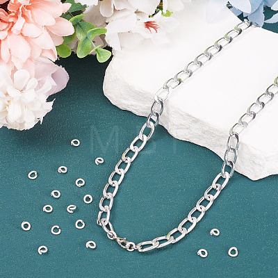 20Pcs Brass Open Jump Rings KK-TA0008-76S-1