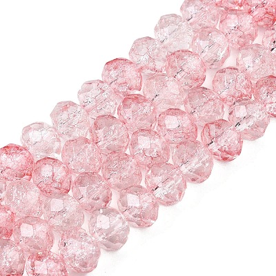 Transparent Glass Beads Strands GLAA-T023-8mm-A08-1