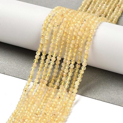 Heated Natural Citrine Beads Strands X-G-Z074-A03-01-1