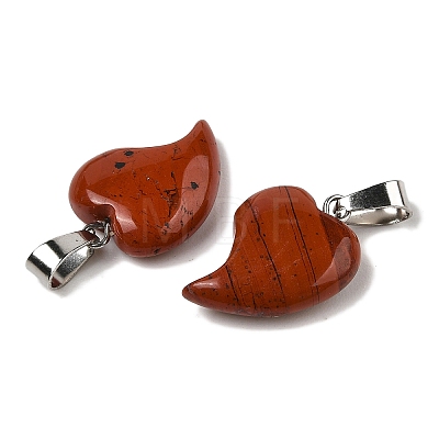 Natural Red Jasper Pendants G-B127-11P-07-1