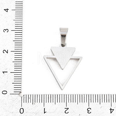 304 Stainless Steel Enamel Pendants STAS-B137-03P-1