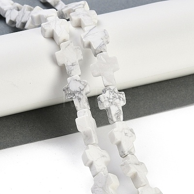 Natural Howlite Beads Strands G-I369-A18-02-1