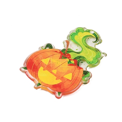 Halloween Theme Opaque Acrylic Pendants SACR-S034-01C-1