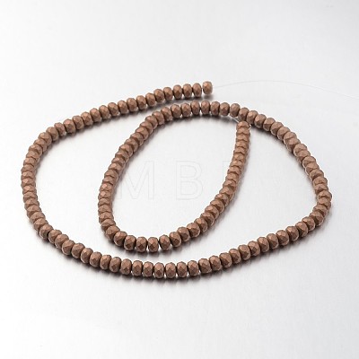 Electroplate Non-magnetic Synthetic Hematite Bead Strands G-F300-48B-F8-1