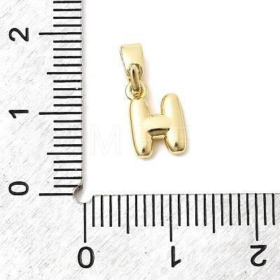 Brass Letter Charms LS-KK-G554-22G-H-1