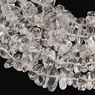 Natural Quartz Crystal Beads Strands GG-CBAC61B-C03-01-1