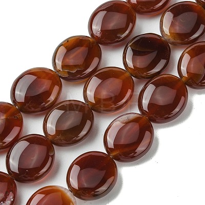 Natural Carnelian(Dyed & Heated) Beads Strands G-K365-B01-02-1