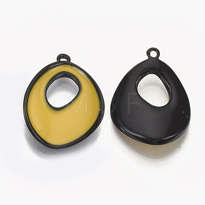 Alloy Enamel Pendants PALLOY-T056-136D-1