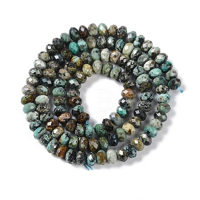 Natural African Turquoise(Jasper) Beads Strands G-N342-28B-1