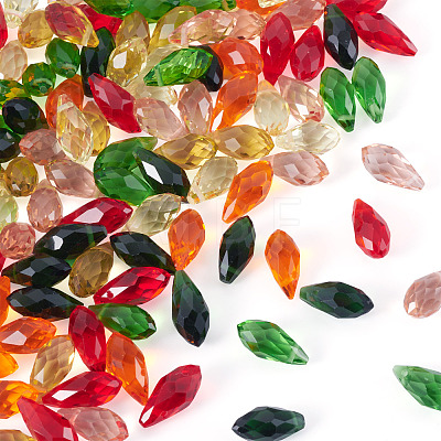 140Pcs 7 Colors Glass Beads GLAA-TA0004-36-1