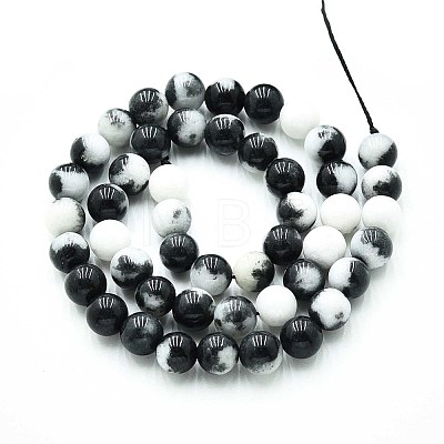Natural Quartz Beads Strands G-N355-8mm-64-1