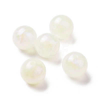 Opaque Acrylic Beads OACR-E014-19A-01-1