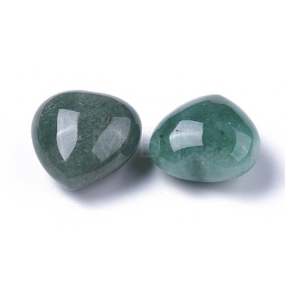 Natural Green Aventurine Heart Love Stone G-F659-B26-1