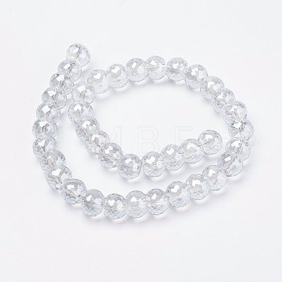 Electroplate Glass Bead Strands EGLA-P027-PL03-1