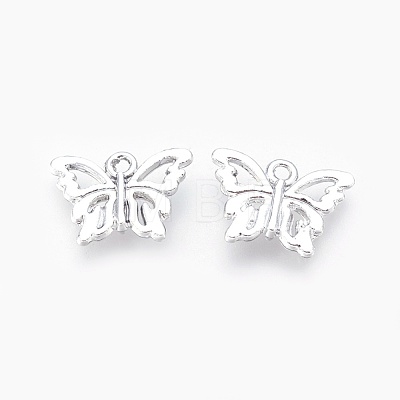 Alloy Butterfly Charms PALLOY-J218-124S-AAA-1
