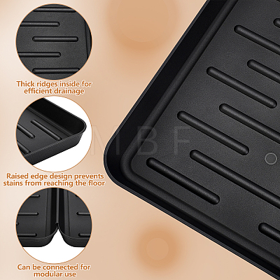 Plastic Boot Tray AJEW-WH0609-935-1