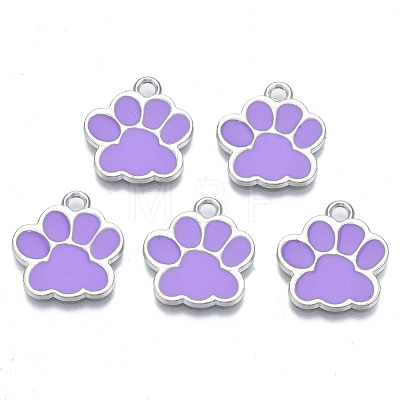 Alloy Enamel Pendants ENAM-T016-22P-D-RS-1
