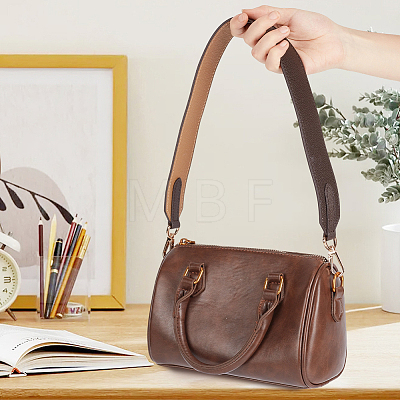 Double Face Cowhide Leather Long Bag Straps PURS-CL0001-49B-1