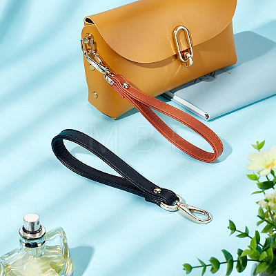 WADORN 2Pcs 2 Colors PU Leather Clutch Bag Wristlet Straps FIND-WR0010-31-1