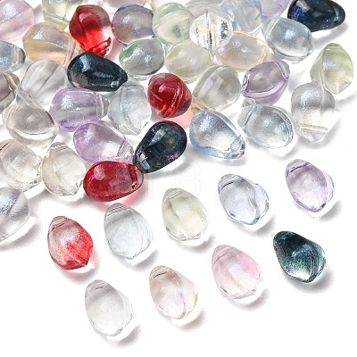 Baking Paint Transparent Glass Pendants GL-CBA5BF9-02-1