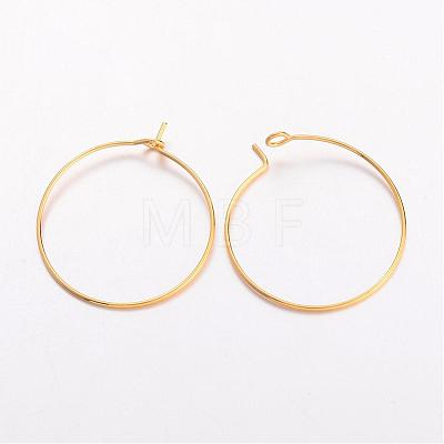 Brass Wine Glass Charm Rings Hoop Earrings X-EC067-2NFG-1