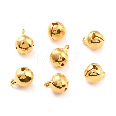 304 Stainless Steel Bell Charms STAS-C044-02C-G-1