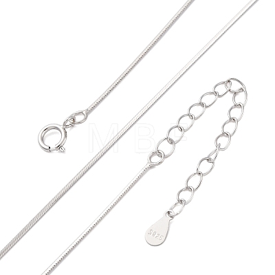 Anti-Tarnish 925 Sterling Silve Snake Chain Necklaces HT0674-2-1