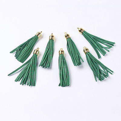 Faux Suede Tassel Pendant Decorations FIND-T003-A42-1