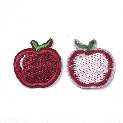 Computerized Embroidery Cloth Iron On/Sew On Patches AJEW-S076-022-1