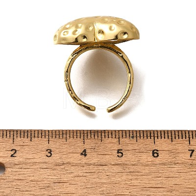 Brass Cuff Rings for Women RJEW-Q008-07B-G-1