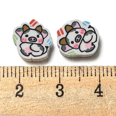 Handmade Polymer Clay Beads CLAY-P003-11B-1